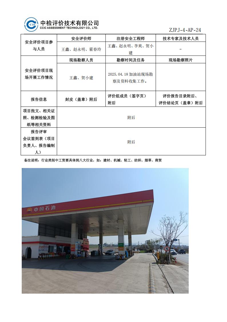 21中国石油天然气股份有限公司云南大理销售分公司城北加油站安全现状评价报告安全评价过程控制记录表_02.jpg